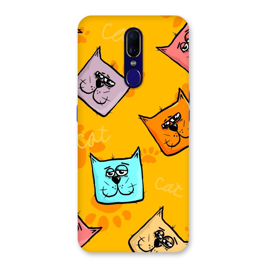 Cute Cat Pattern Back Case for Oppo A9