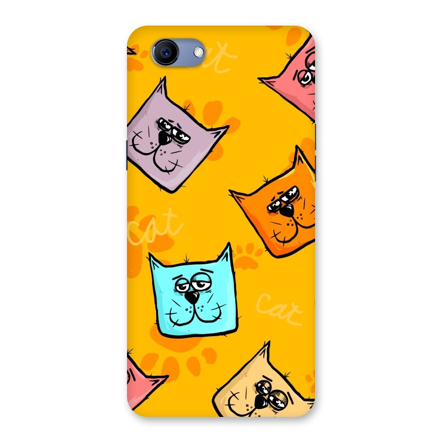 Cute Cat Pattern Back Case for Oppo Realme 1