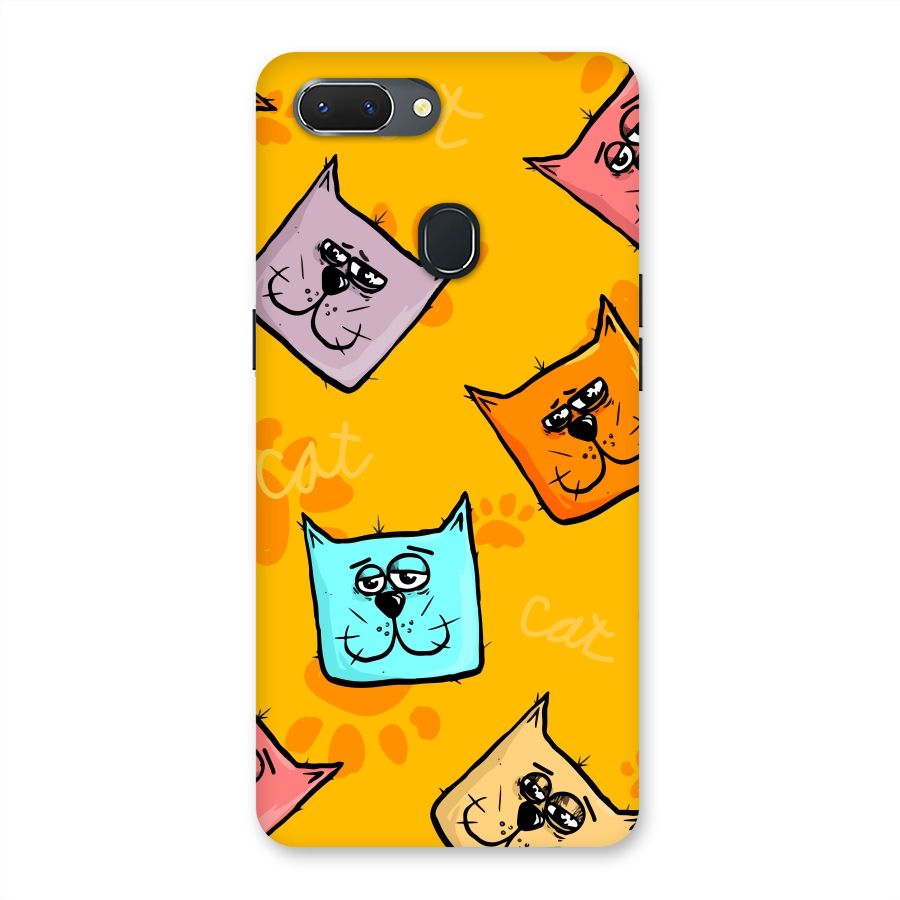 Cute Cat Pattern Back Case for Oppo Realme 2