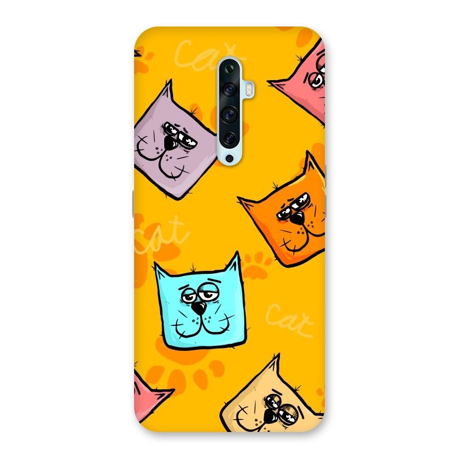 Cute Cat Pattern Back Case for Oppo Reno2 Z