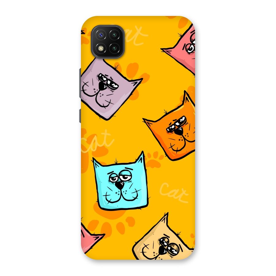 Cute Cat Pattern Back Case for Poco C3