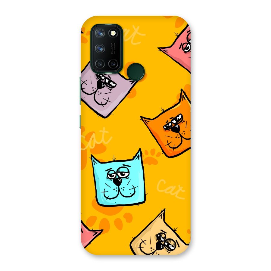Cute Cat Pattern Back Case for Realme 7i