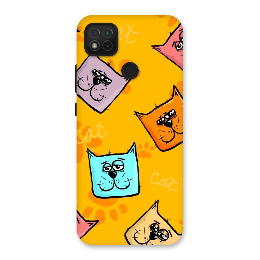 Cute Cat Pattern Back Case for Redmi 9