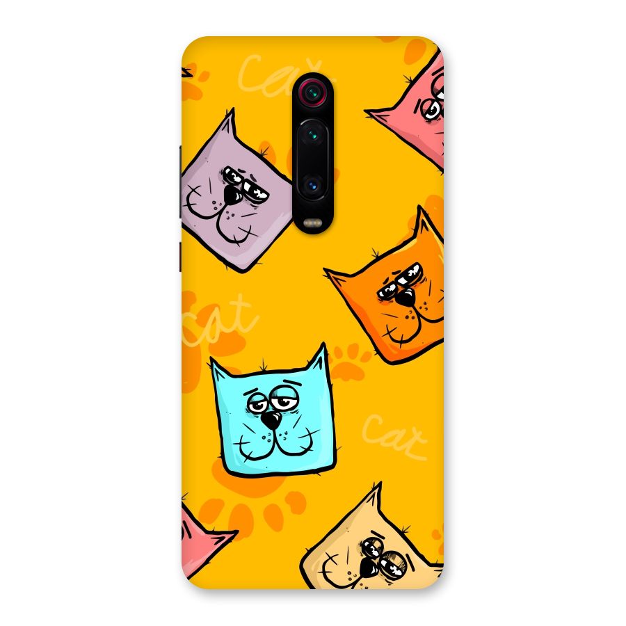 Cute Cat Pattern Back Case for Redmi K20