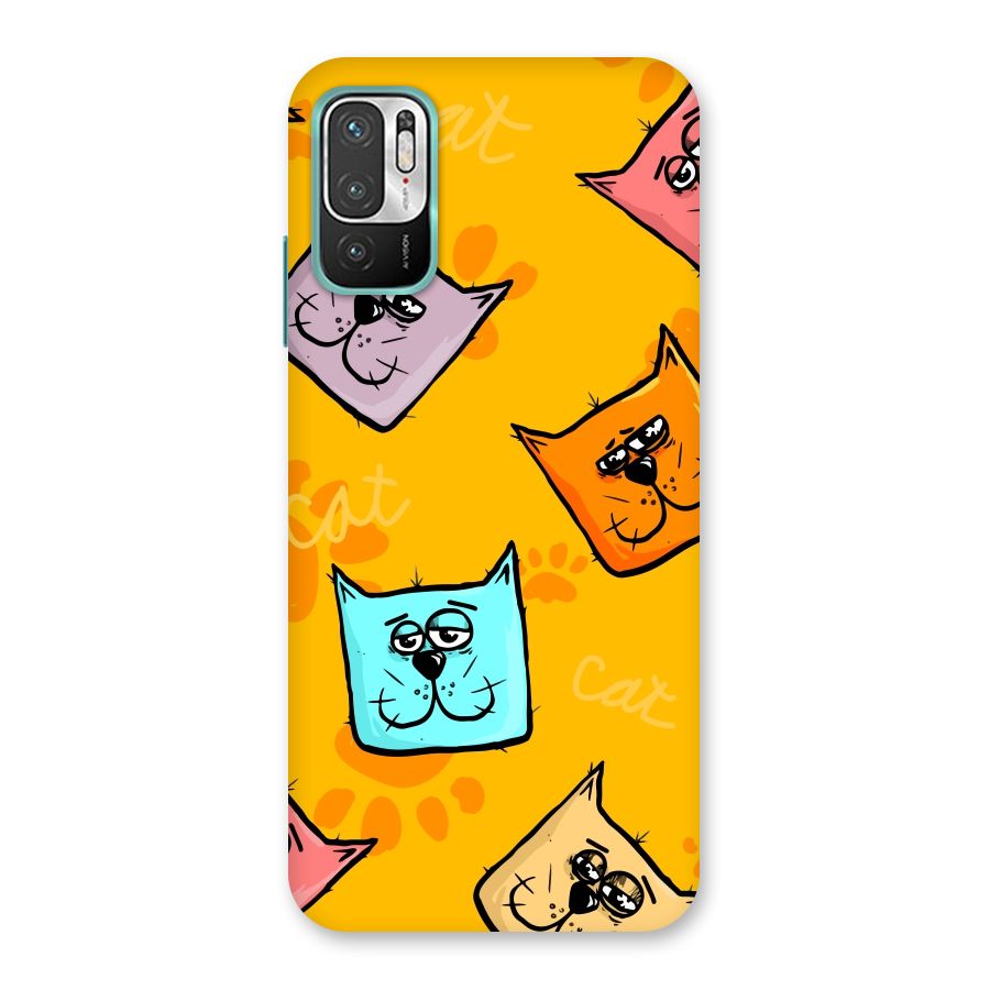 Cute Cat Pattern Back Case for Redmi Note 10T 5G