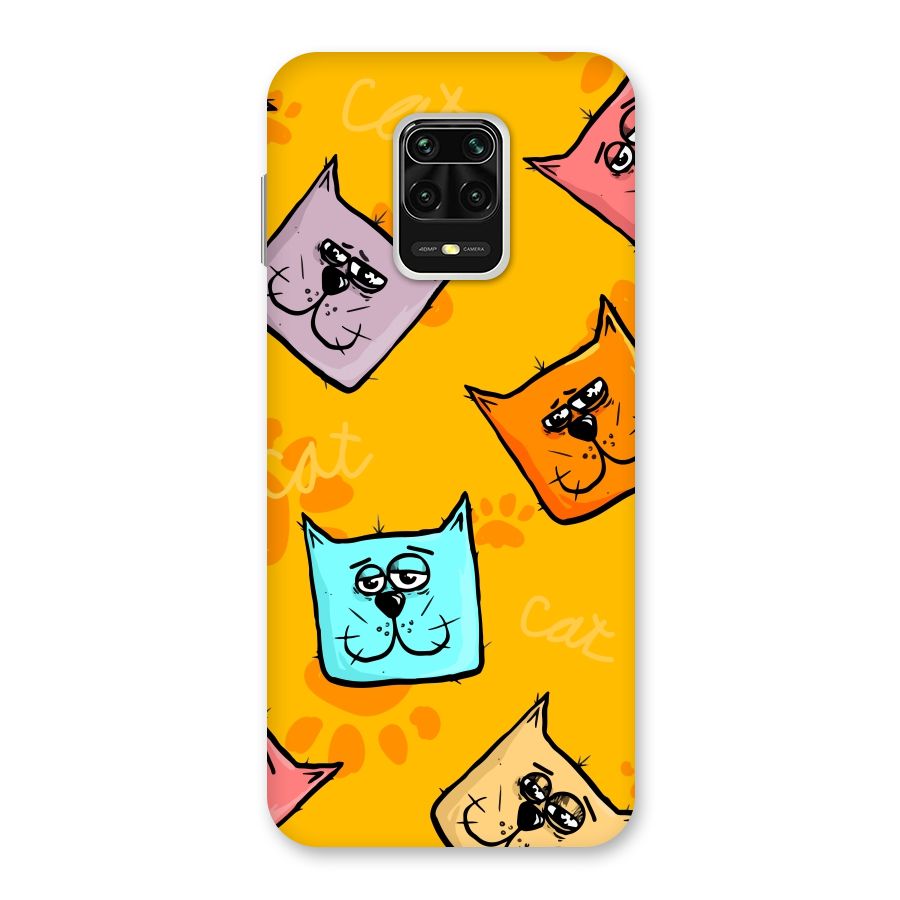 Cute Cat Pattern Back Case for Redmi Note 9 Pro Max