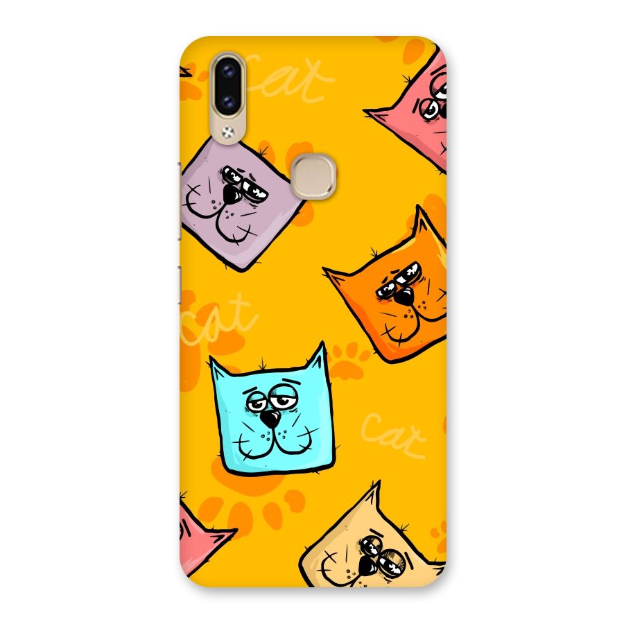 Cute Cat Pattern Back Case for Vivo V9 Youth