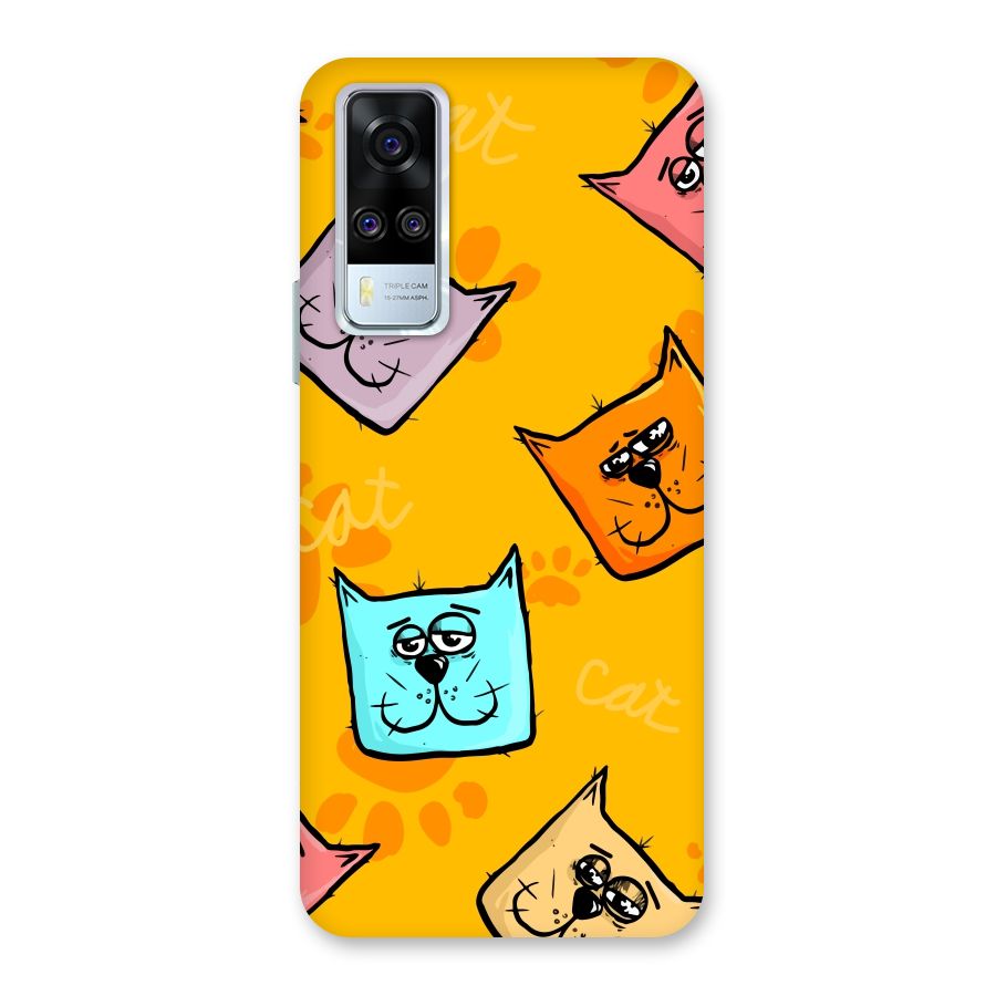 Cute Cat Pattern Back Case for Vivo Y31