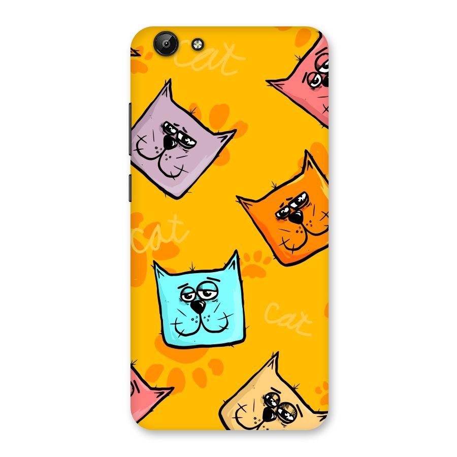Cute Cat Pattern Back Case for Vivo Y69