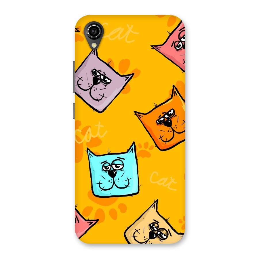 Cute Cat Pattern Back Case for Vivo Y90