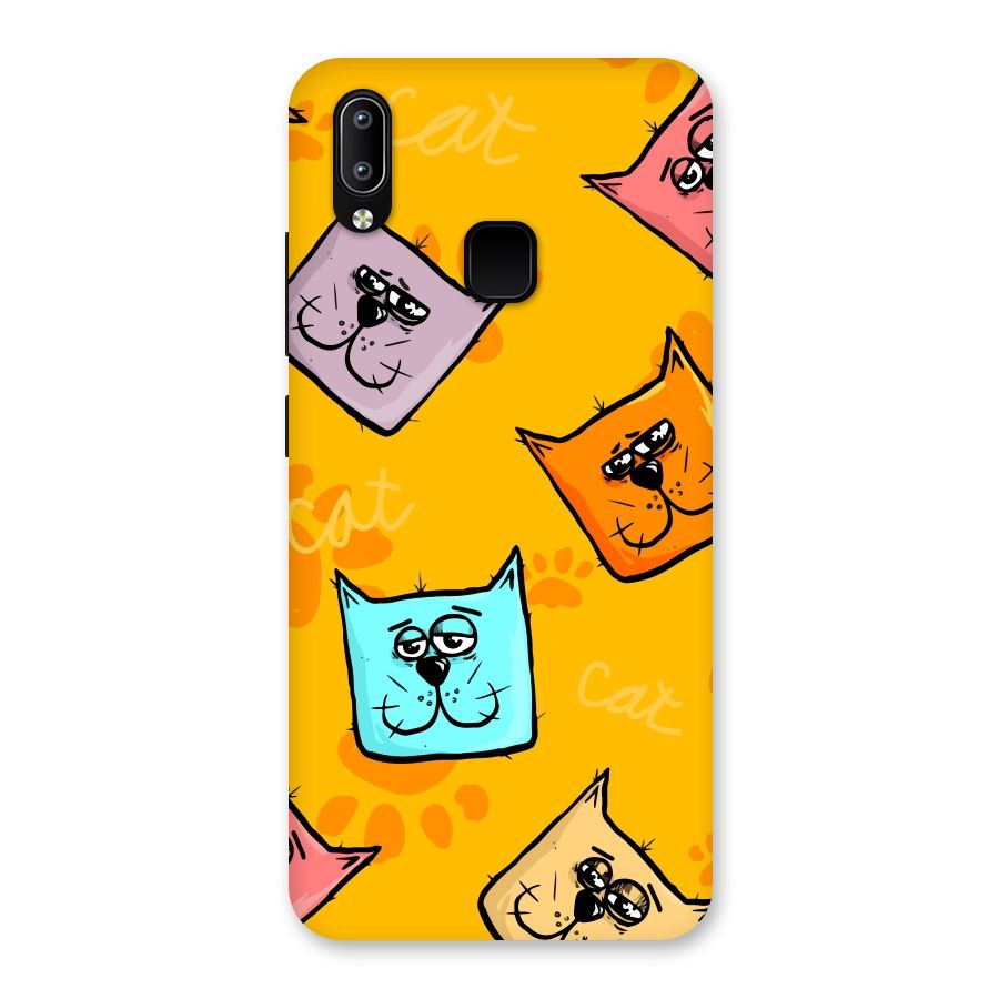 Cute Cat Pattern Back Case for Vivo Y93