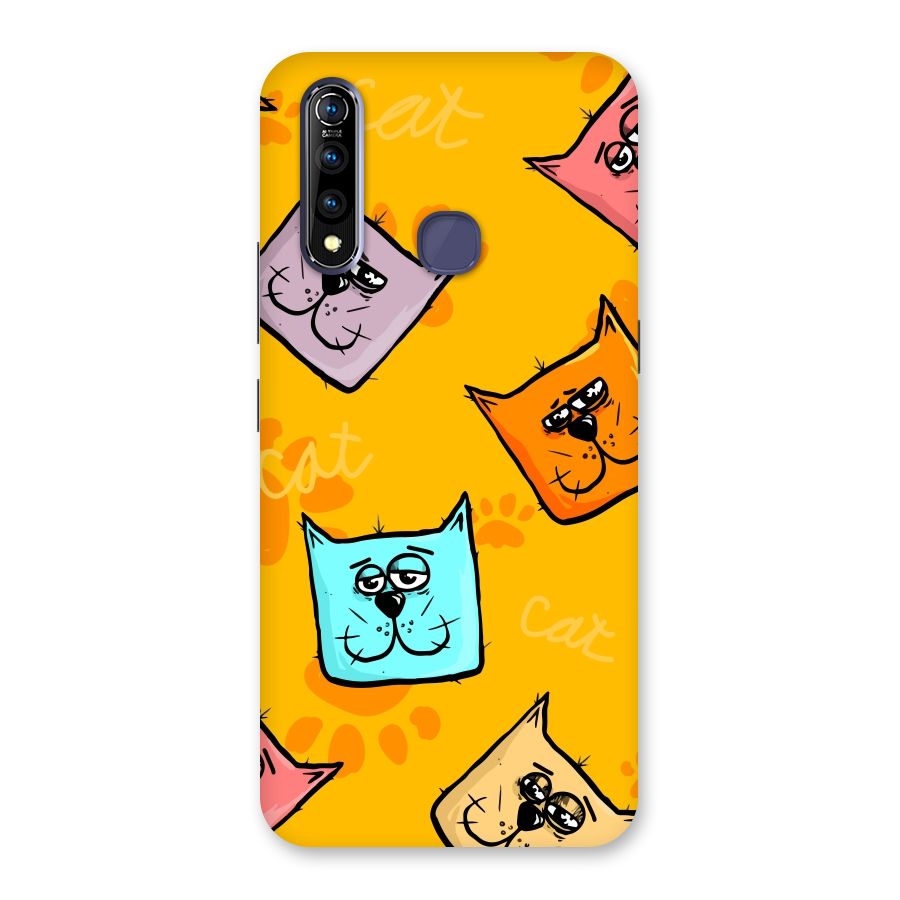 Cute Cat Pattern Back Case for Vivo Z1 Pro