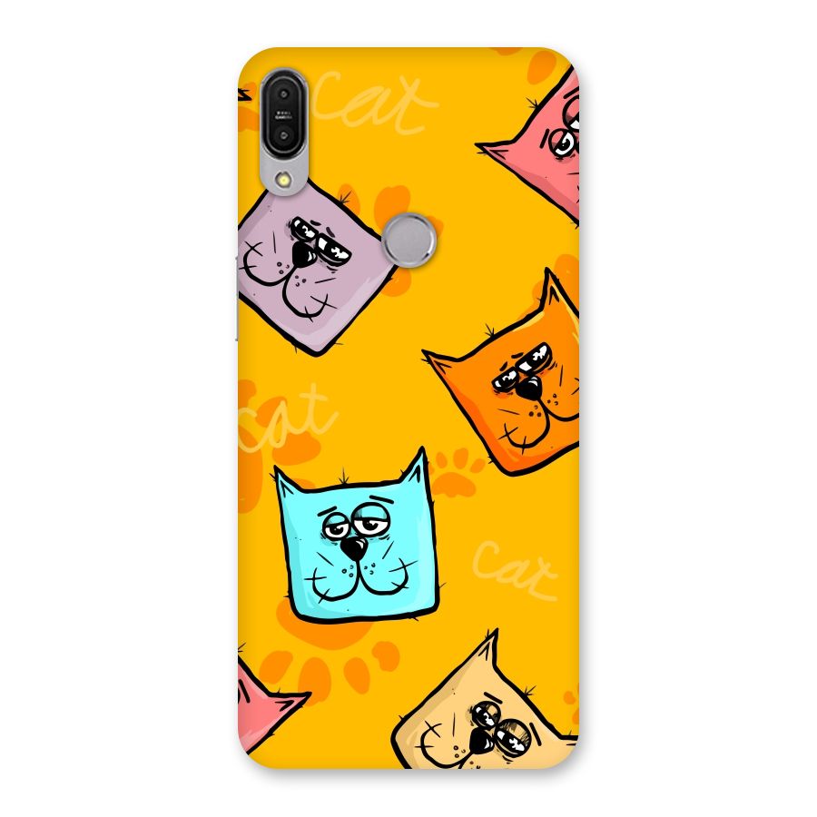 Cute Cat Pattern Back Case for Zenfone Max Pro M1