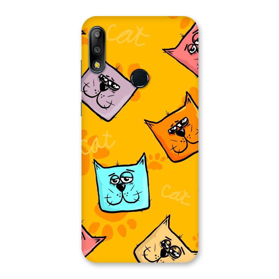 Cute Cat Pattern Back Case for Zenfone Max Pro M2
