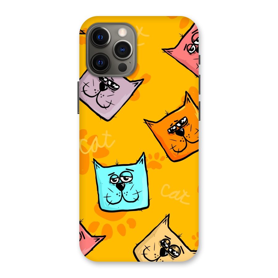 Cute Cat Pattern Back Case for iPhone 12 Pro Max
