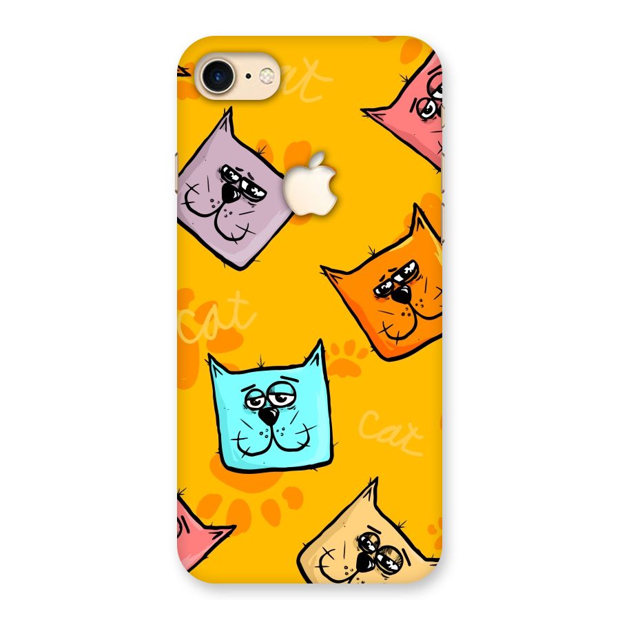Cute Cat Pattern Back Case for iPhone 7 Apple Cut