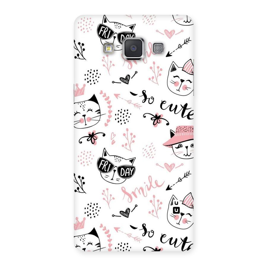 Cute Cat Swag Back Case for Galaxy Grand Max