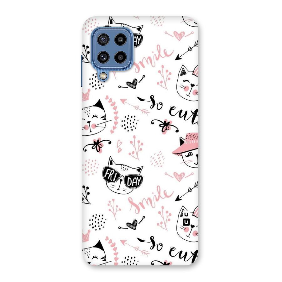 Cute Cat Swag Back Case for Galaxy M32