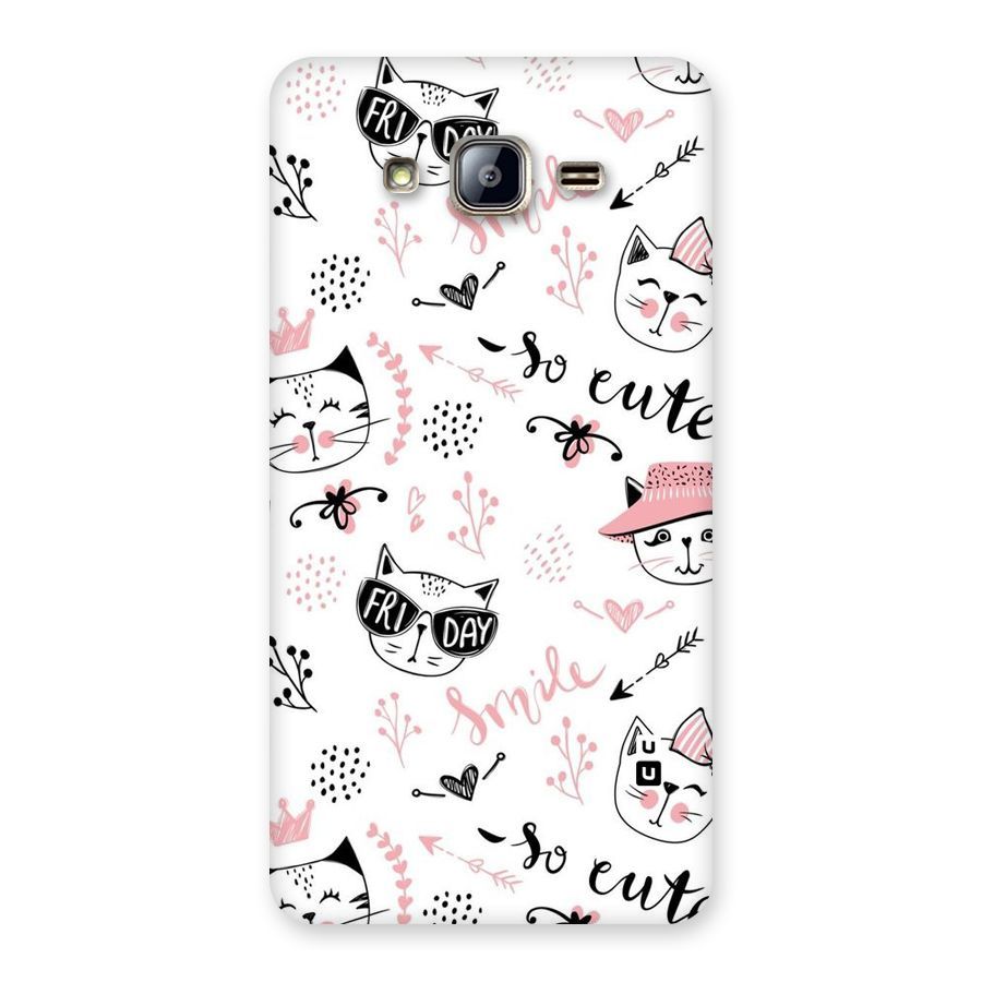 Cute Cat Swag Back Case for Galaxy On5