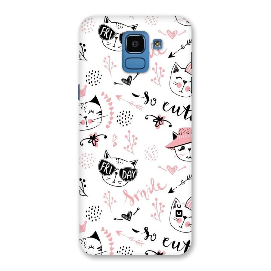 Cute Cat Swag Back Case for Galaxy On6
