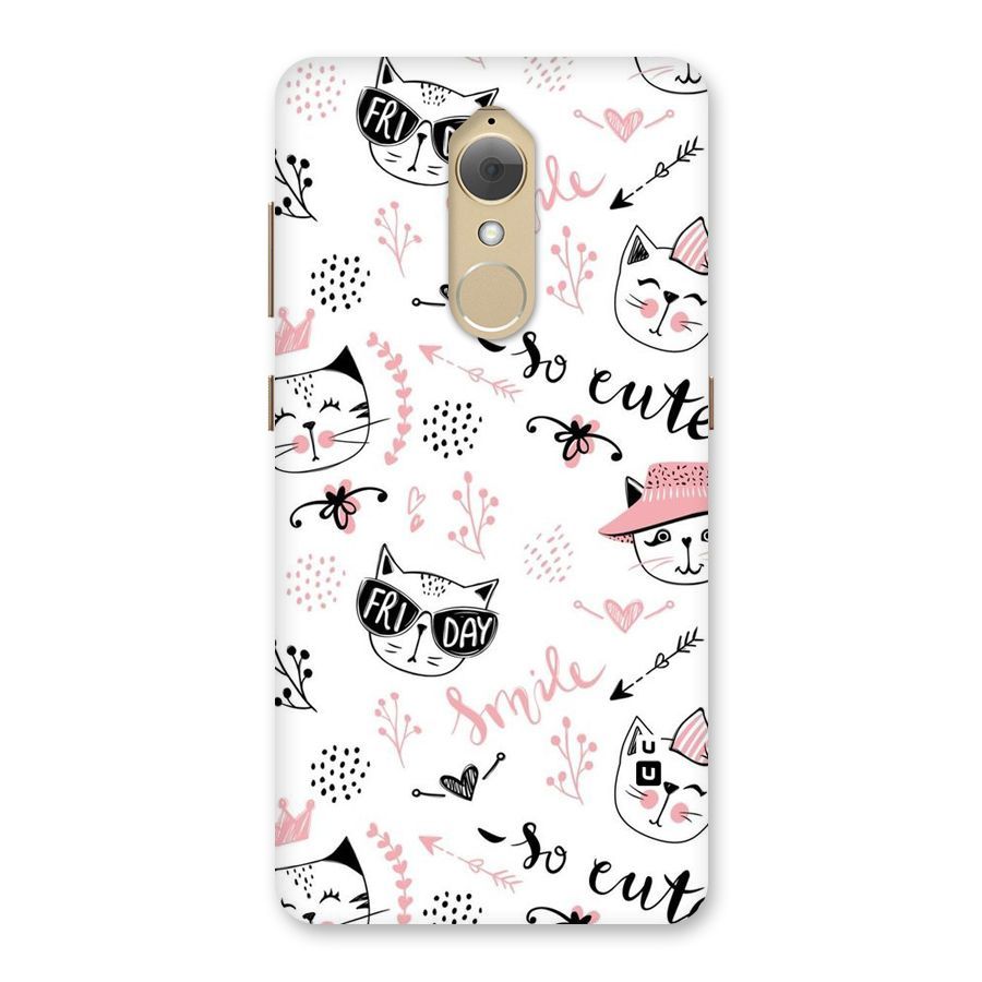 Cute Cat Swag Back Case for Lenovo K8