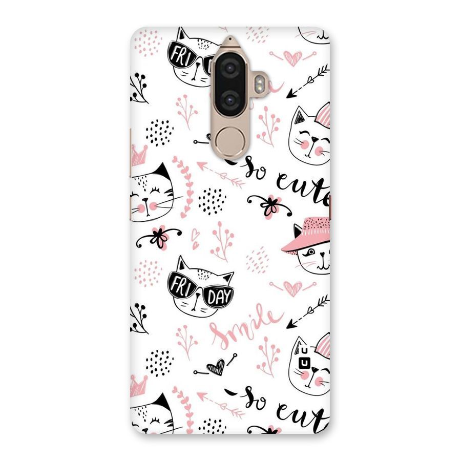 Cute Cat Swag Back Case for Lenovo K8 Note