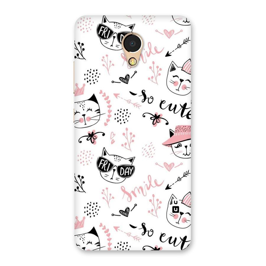 Cute Cat Swag Back Case for Lenovo P2