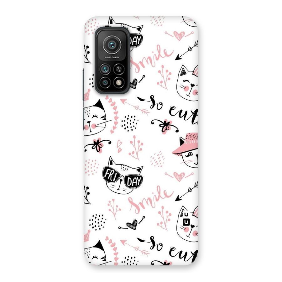 Cute Cat Swag Back Case for Mi 10T Pro 5G