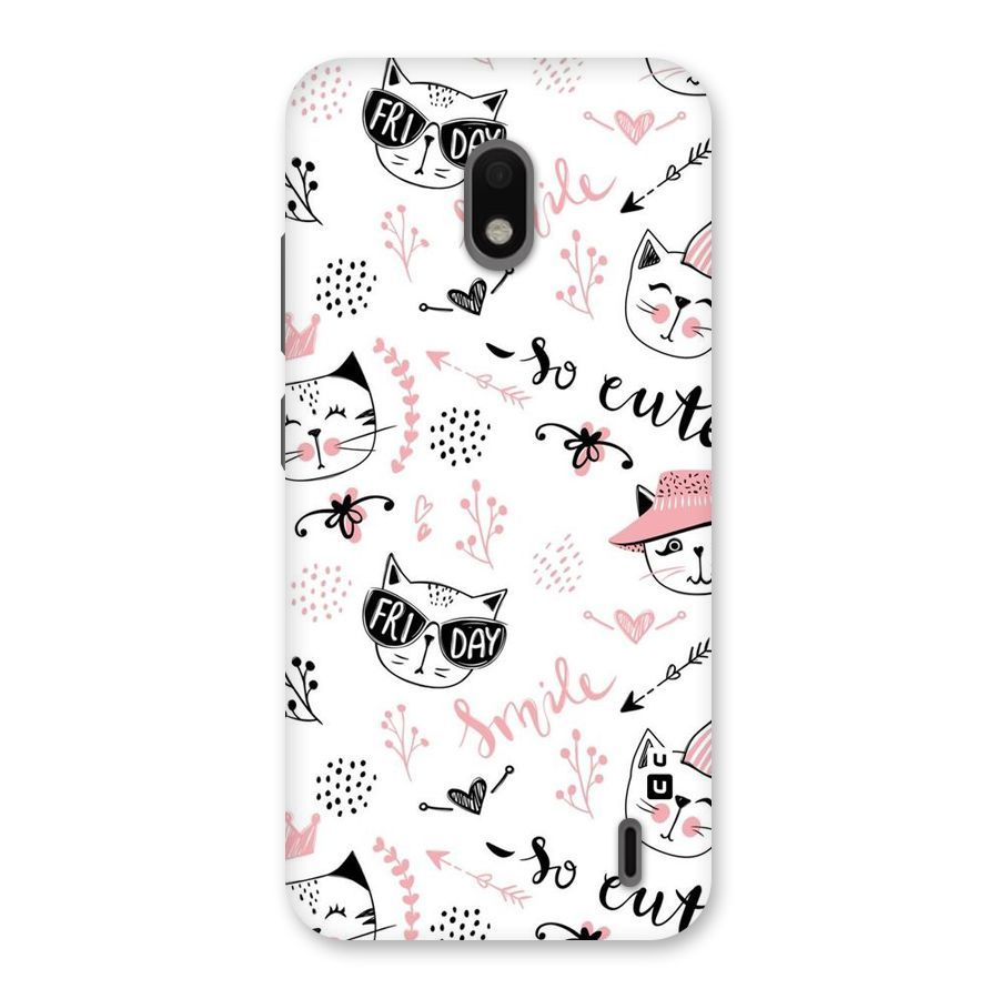 Cute Cat Swag Back Case for Nokia 2.2