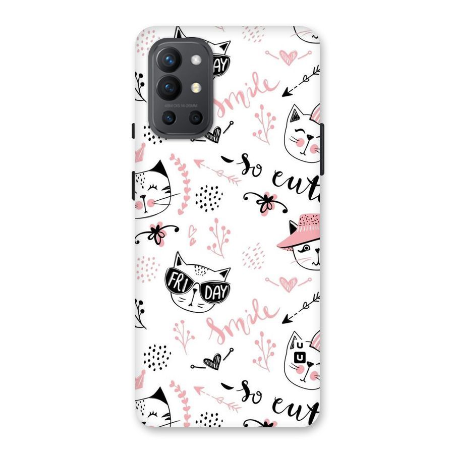 Cute Cat Swag Back Case for OnePlus 9R