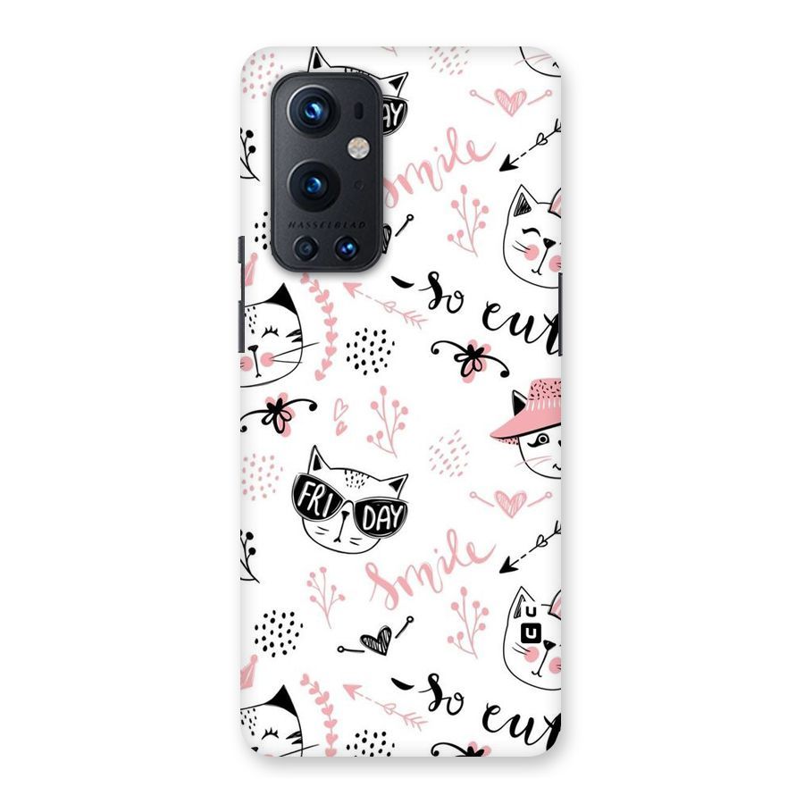 Cute Cat Swag Back Case for OnePlus 9 Pro