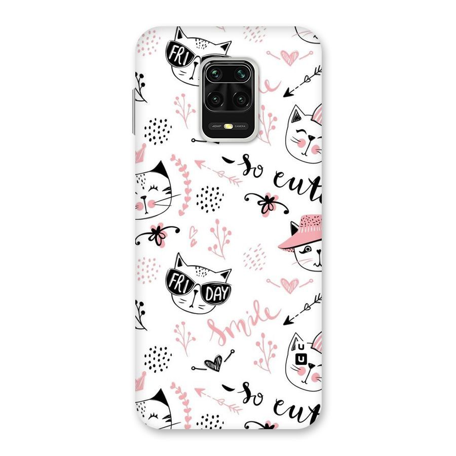 Cute Cat Swag Back Case for Poco M2 Pro