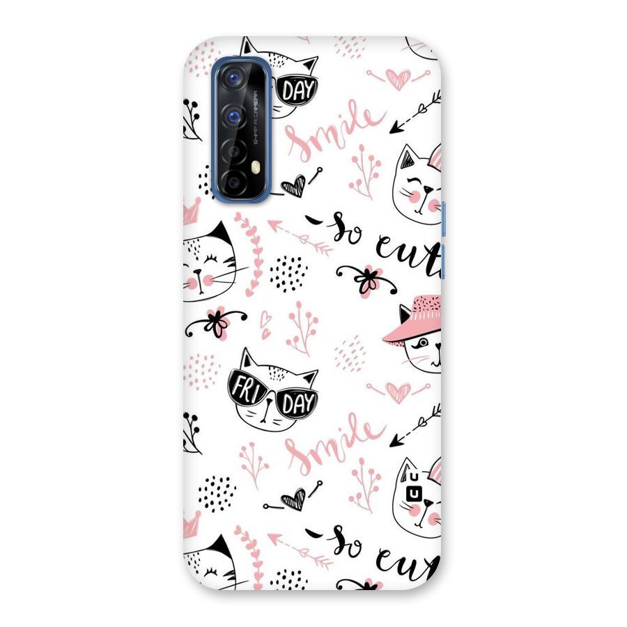 Cute Cat Swag Back Case for Realme 7