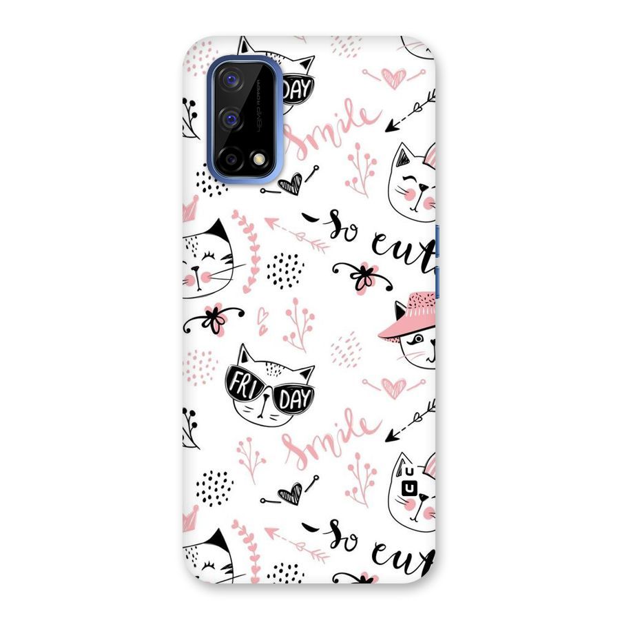 Cute Cat Swag Back Case for Realme Narzo 30 Pro