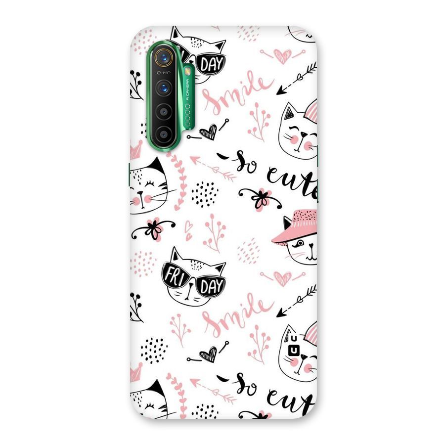 Cute Cat Swag Back Case for Realme X2