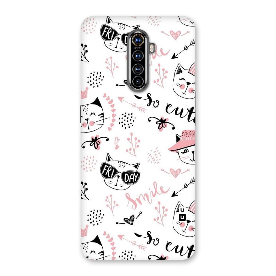 Cute Cat Swag Back Case for Realme X2 Pro