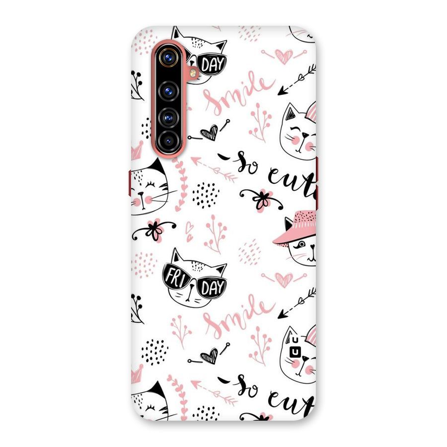 Cute Cat Swag Back Case for Realme X50 Pro