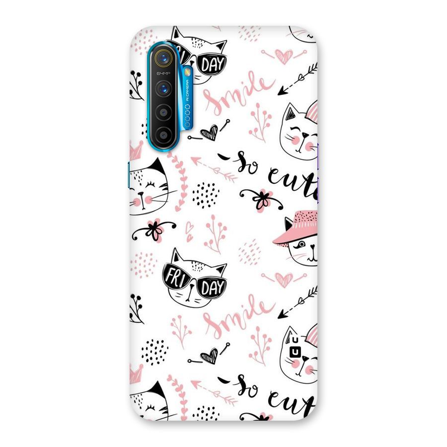 Cute Cat Swag Back Case for Realme XT