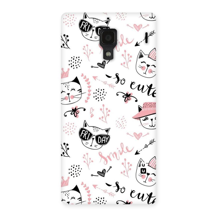 Cute Cat Swag Back Case for Redmi 1S
