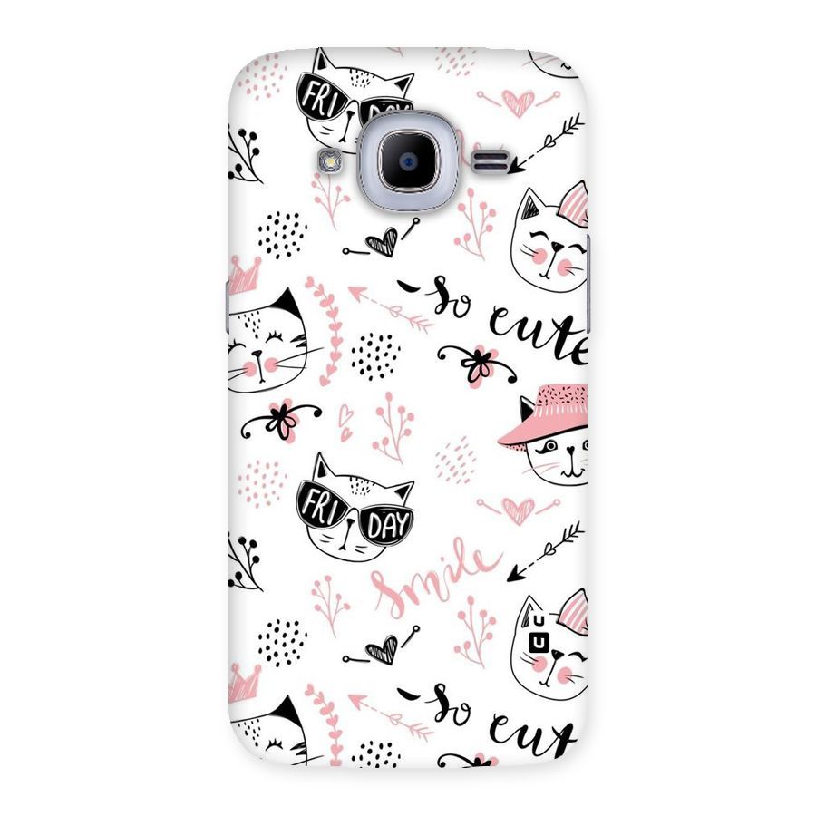 Cute Cat Swag Back Case for Samsung Galaxy J2 Pro