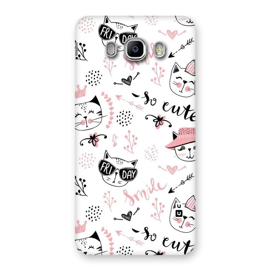 Cute Cat Swag Back Case for Samsung Galaxy J5 2016