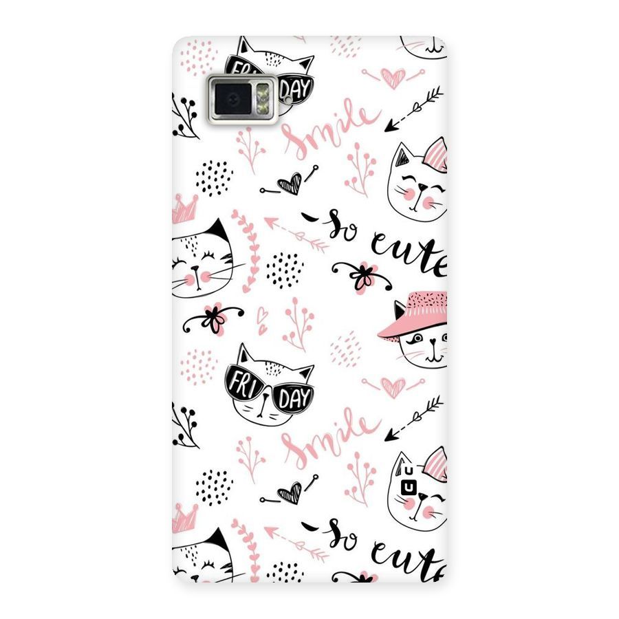 Cute Cat Swag Back Case for Vibe Z2 Pro K920