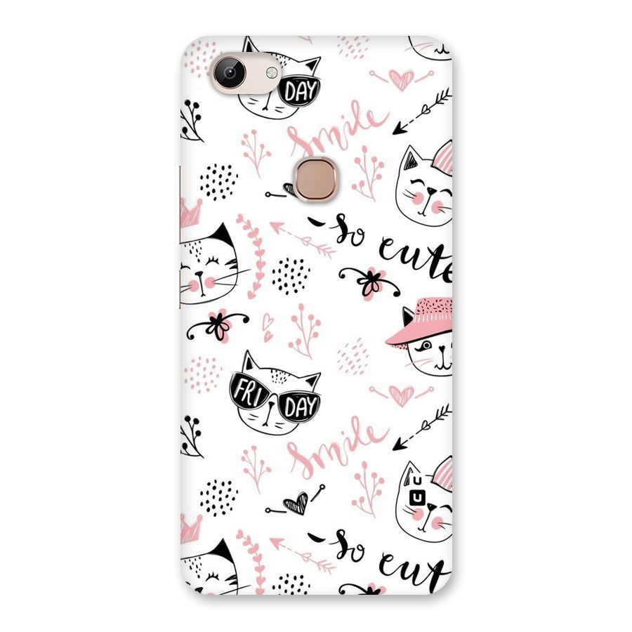 Cute Cat Swag Back Case for Vivo Y83