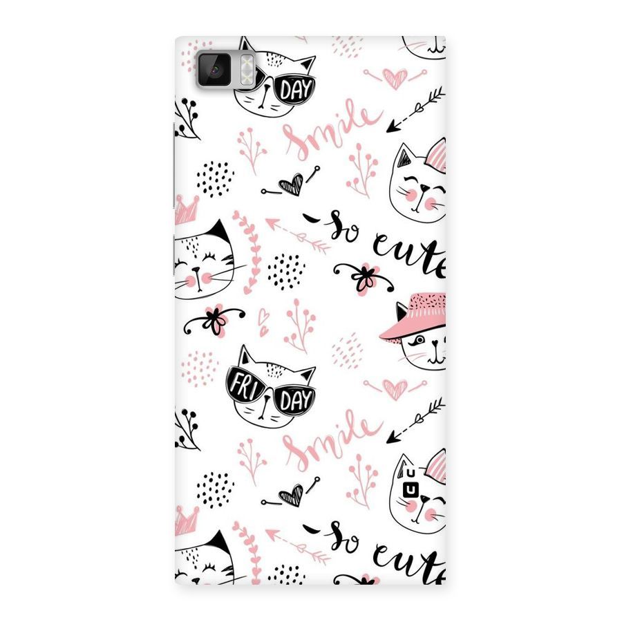 Cute Cat Swag Back Case for Xiaomi Mi3
