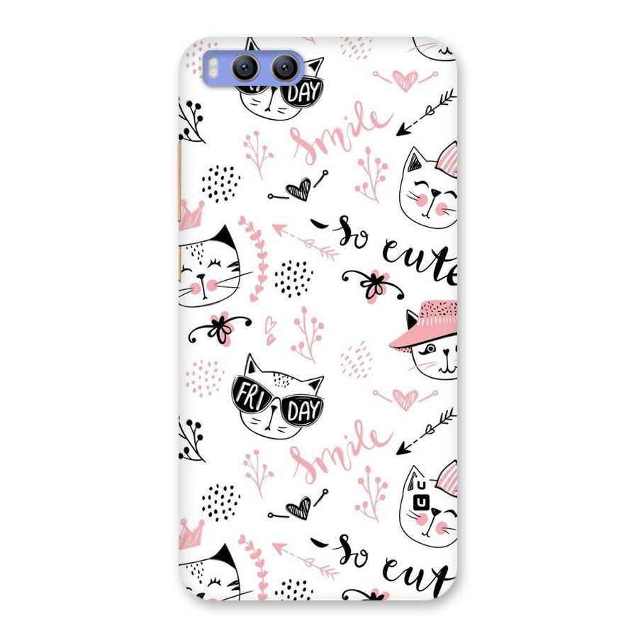 Cute Cat Swag Back Case for Xiaomi Mi 6