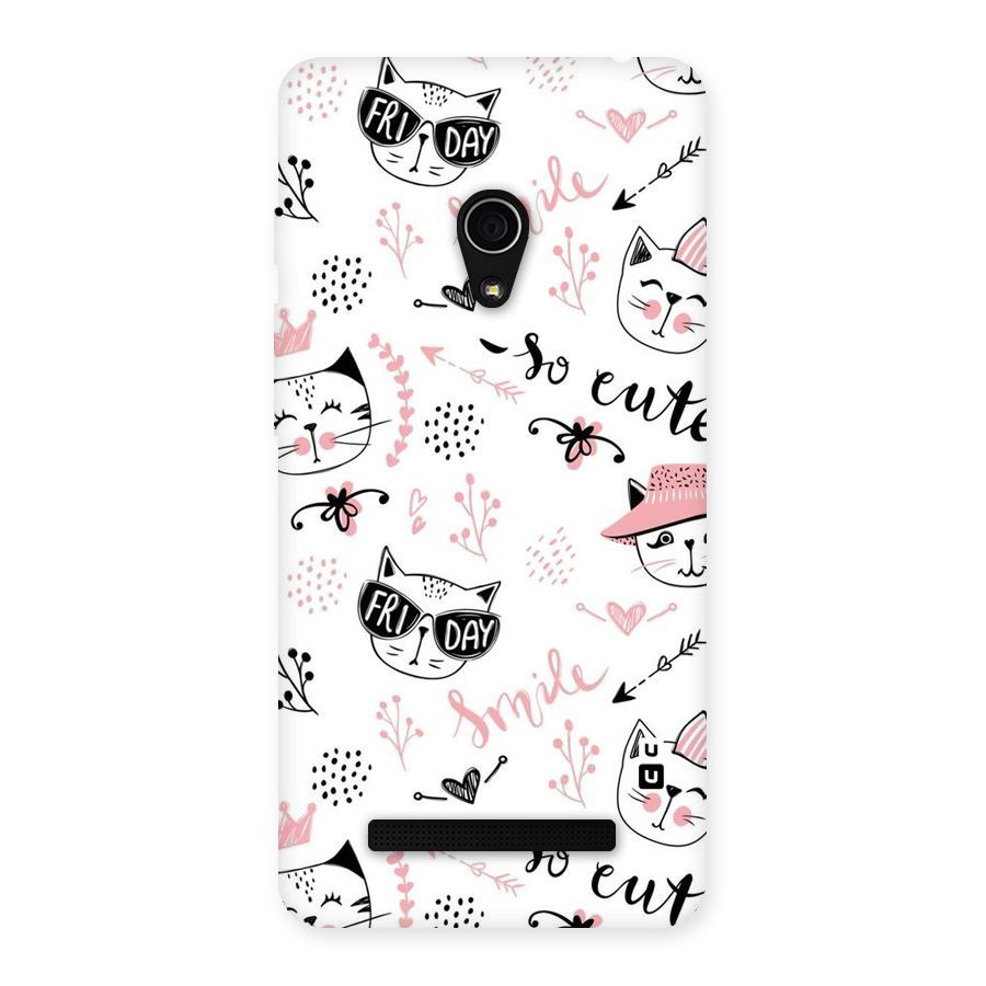 Cute Cat Swag Back Case for Zenfone 5