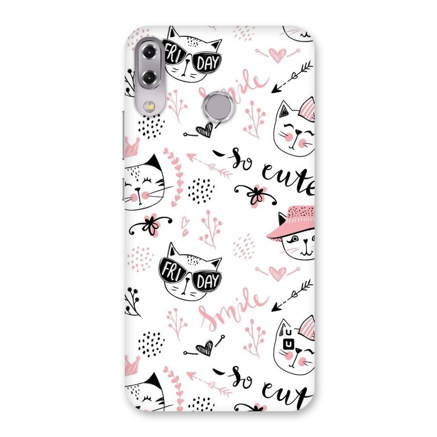 Cute Cat Swag Back Case for Zenfone 5Z