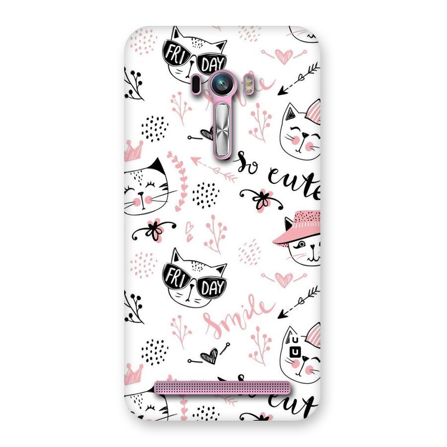 Cute Cat Swag Back Case for Zenfone Selfie