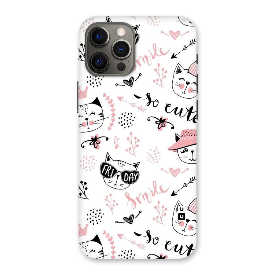 Cute Cat Swag Back Case for iPhone 12 Pro Max