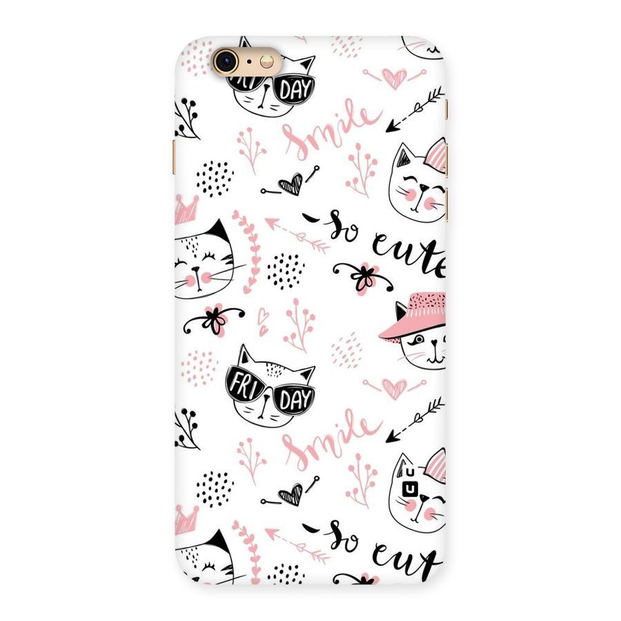 Cute Cat Swag Back Case for iPhone 6 Plus 6S Plus